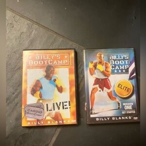 Billy Blanks Cardio Boot Camp Live! and Billy’s Boot Camp Elite CD’s